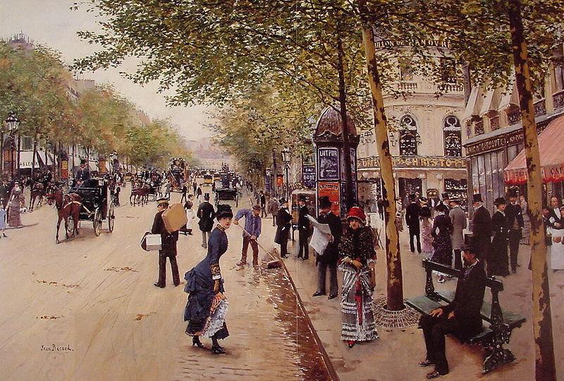 Jean Beraud Boulevard des capucines China oil painting art